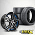 15 Inch MX1320-BL VSN Wheel & Tyre Combo - (4x100 PCD)