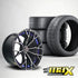 15 Inch MX134-BL VSN Concave Wheels & Tyre Combo - (4x100/ 4x114.3 PCD)
