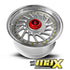 15 Inch Mag Wheel - MX113-D VSN Twist Wheel (4x100 / 5x100 PCD)