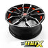 15 Inch Mag Wheel - MX1280-RD Wheels (4x100/ 4x114.3 PCD)