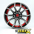 15 Inch Mag Wheel - MX1280-RD Wheels (4x100/ 4x114.3 PCD)