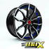 15 Inch Mag Wheel - MX1280-BLU Wheels (4x100/ 4x114.3 PCD)