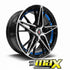 15 Inch Mag Wheel - MX1320-BL VSN Wheels (4x100 PCD)
