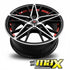 15 Inch Mag Wheel - MX1320-RD VSN Wheels (4x100 PCD)
