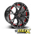 15 Inch Mag Wheel - MX821-RD Concave Wheels (4x100/ 4x114.3 PCD)