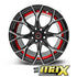 15 Inch Mag Wheel - MX821-RD Concave Wheels (4x100/ 4x114.3 PCD)