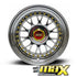15 Inch Mag Wheel - MX5031-CHR Black Chrome Wheel - (5x100/ 5x114.3 PCD)