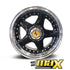 15 Inch Mag Wheel - MX5666R-BLK Wheel (4x100 / 5x100 PCD)