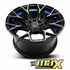 15 Inch Mag Wheel - MX821-BLU Concave Wheels (4x100/ 4x114.3 PCD)