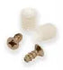 Dowel 8mm, Plastic/Steel, 50 Pieces