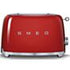 Smeg Red 50's Retro Style 4 Slice Toaster - TSF02RDSA