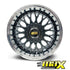 16 Inch Mag Wheel - MX6032-16HB VR6 Style Wheel - 5x100 / 5x114.3 PCD