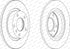 Ferodo Rear Brake Discs Opel Corsa D / Adam / Corsa E – DDF1651X (Single)