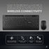 VolkanoX Gem Bluetooth Wireless Keyboard and Mouse - Black