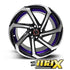 17 Inch Mag Wheel - MX8828-17BL Concave Wheels (4x100/ 4x114.3 PCD)