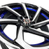 17 Inch Mag Wheel - MX8828-17BL Concave Wheels (4x100/ 4x114.3 PCD)
