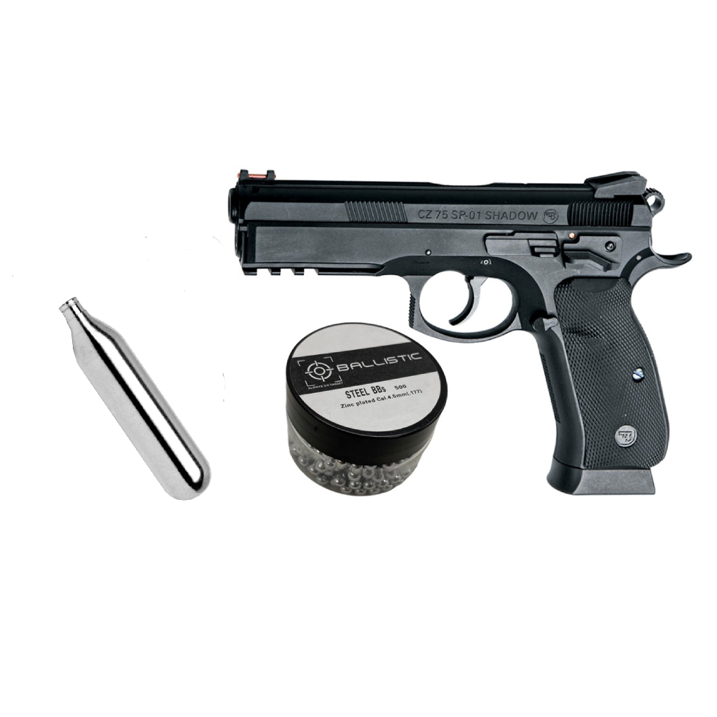 Asg Cz-Sp01 Shadow 4.5mm BB Pistol Combo