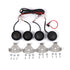 LED360 Black Widow Grille Lighting Set with Harness – Suitable for Jeep Wrangler (Amber)