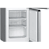 Bosch 264l Inox Combi Freestanding Fridge -Freezer - KGV33NL1AZ