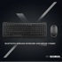VolkanoX Scorch Bluetooth Wireless Keyboard and Mouse Combo - Graphite