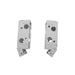 Fauxwood Venetian Blind Bracket, Grey, 50mm, 2 Pieces