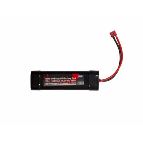 ASG Battery 9.6V 1600mAh NiMH T-Plug Connector – 19623