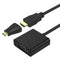 HDMI TO VGA ADAPTOR W/AUDIO