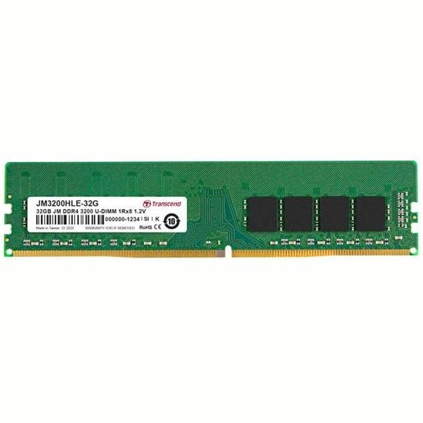 TRANSCEND 32GB DDR4-3200 ECC DIMM 2Rx8 2Gx8 CL22 1.2V