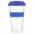 Snappy Thermal Glass Tumbler 400ml Blue