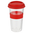 Snappy Thermal Glass Tumbler 400ml Red