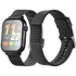 Volkano Trinity Series Smartwatch with Metal Mesh Strap - Black