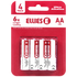 Ellies Ultra Series - Alkaline Batteries AA 4 Pack - WT