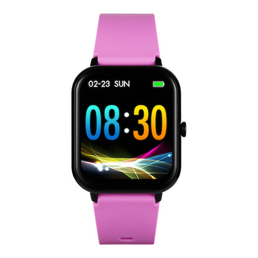 Volkano Chroma Series Smartwatch with Flamingo Pink Strap