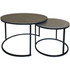 Everfurn Nile Nesting Coffee Table - Marble Grey