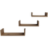 Everfurn Sabrina Floating Wall Shelves - Set of 3