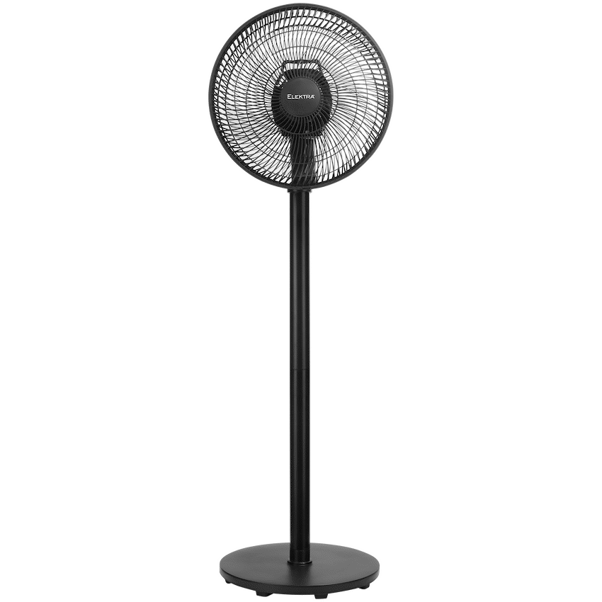 Elektra 30cm Stand Fan - Black