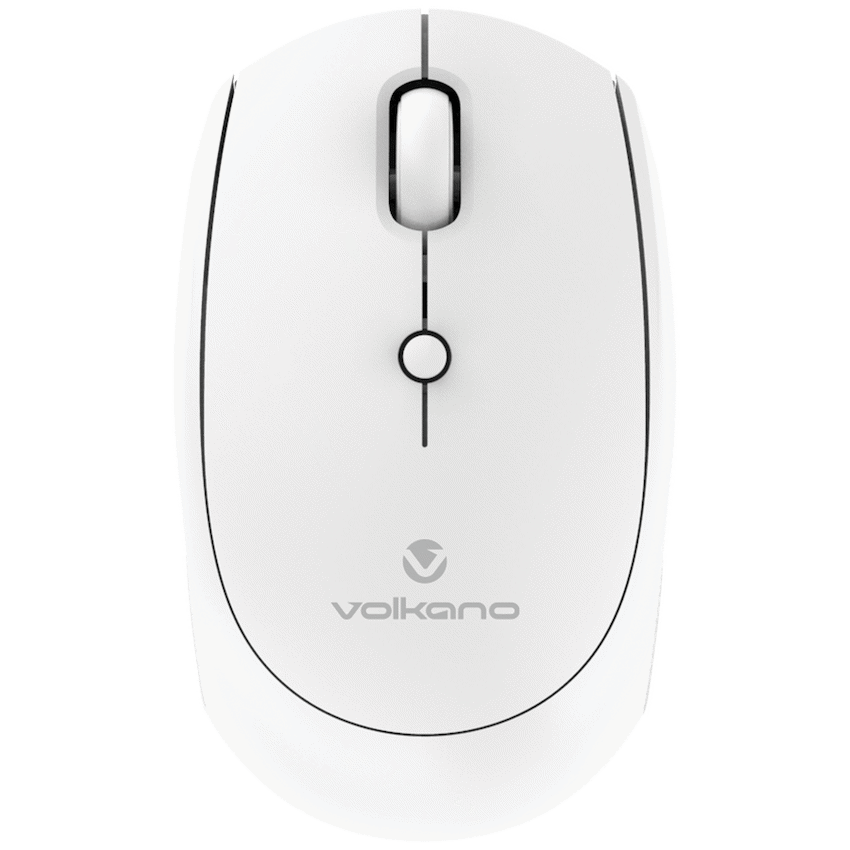 Volkano Talc Wireless Mouse - White