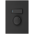 Ellies Dimmer dial Switch with 1 lever 1 way switch 2x4 (60mmx100mm) -BK
