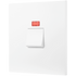 Ellies 50A 2 Pole Isolator Switch with P/Light 4x4 (100mmx100mm) -WT