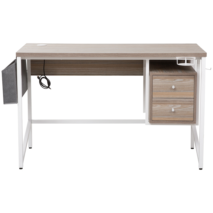 Everfurn Everfurn Premium Baquil Smart Desk, 2 x 3.1 USB Ports