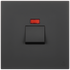 Ellies 50A 2 Pole Isolator Switch with P/Light 4x4 (100mmx100mm) -BK