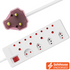 Ellies 8-Way High Surge Multiplug 0.5m - WT