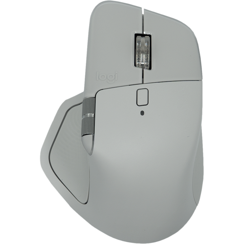 Logitech MX MASTER 4 High-Performance Wireless Mouse-Light Gray
