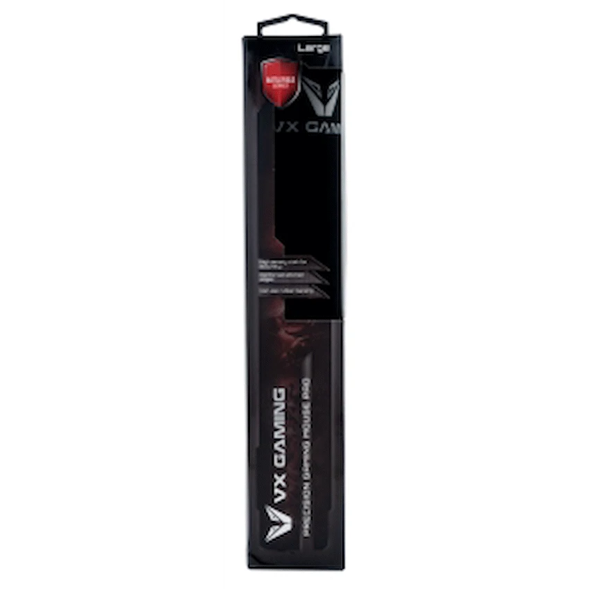 VX Gaming Battlefield series gaming mousepad - Extra large black/red - 550mm