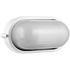 Ellies Illume Series - AC Oval Bulkhead - Aluminium + Glass - E27 Base - WT