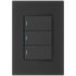 Ellies 3 Lever 1 Way Switch 2x4 (60mmx100mm) -BK