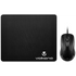 Volkano Slick series wired USB mouse with mousepad combo