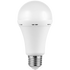 Switched 9w A60 Rechargeable LED Light Bulb E27 - Cool White