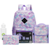 Quest 4-Piece Backpack Set Mermaid Tail Lilac
