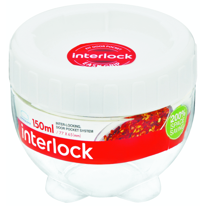 LocknLock Interlock container 150ml wt ( Order in Qty of 8)